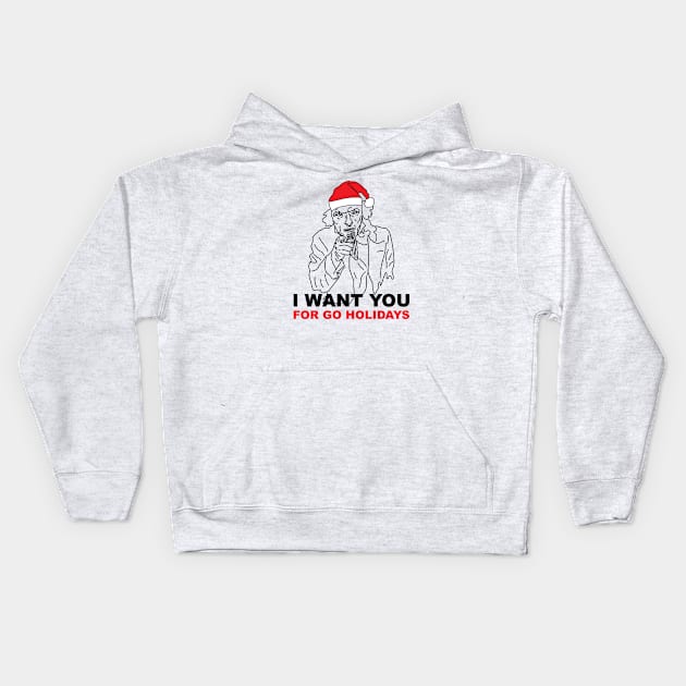 I want you Kids Hoodie by encip